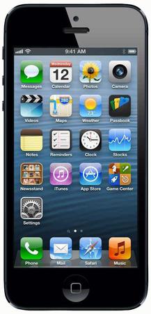 Смартфон Apple iPhone 5 16Gb Black & Slate - Обь